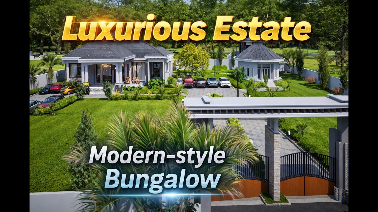 Luxurious Estate-Modern style Bungalow
