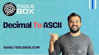 How To Convert Decimal To ASCII | WWW.TOOLSBOX.COM screenshot 5