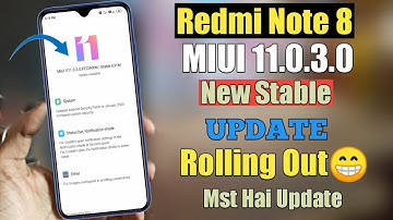 Redmi Note 8 MIUI 11.0.3.0 New Stable Update Rolling Out | Redmi Note 8 New Update