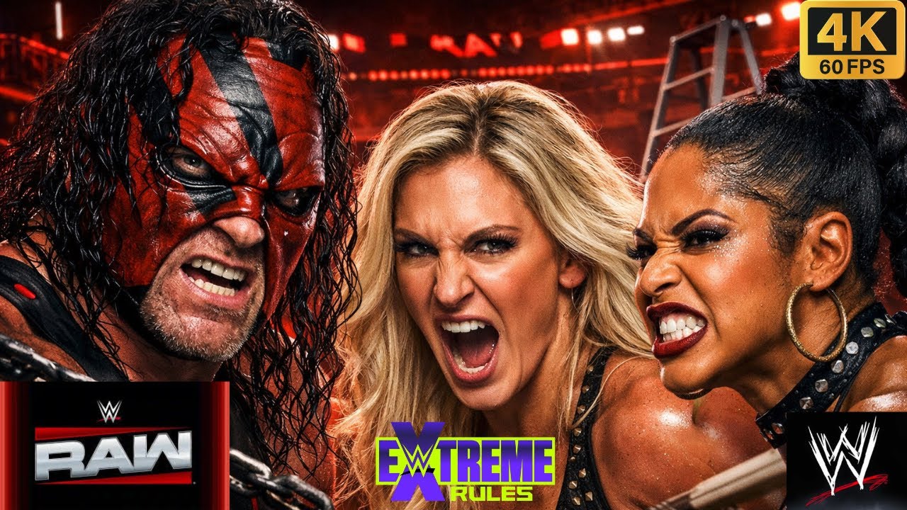 Рестлинг WWE: Кейн против Шарлотты Флэр против Бьянки Белэр 