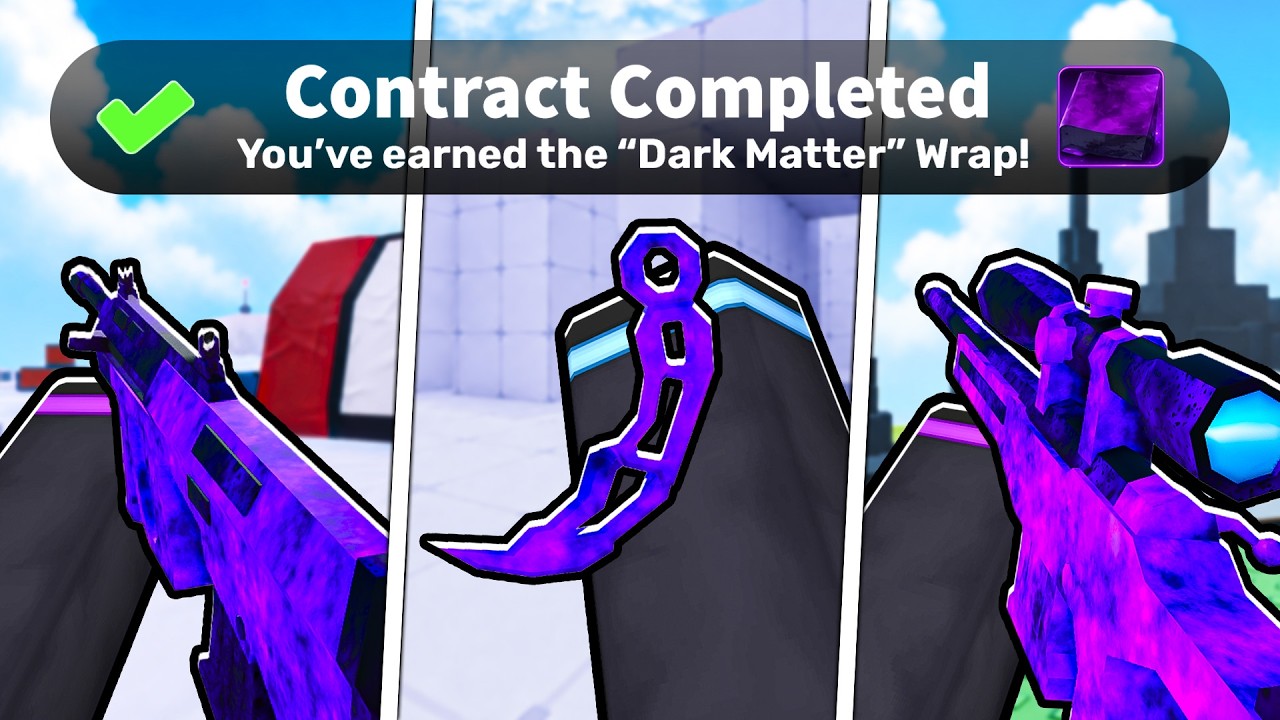 The DARK MATTER LOADOUT CHALLENGE in Roblox Rivals!