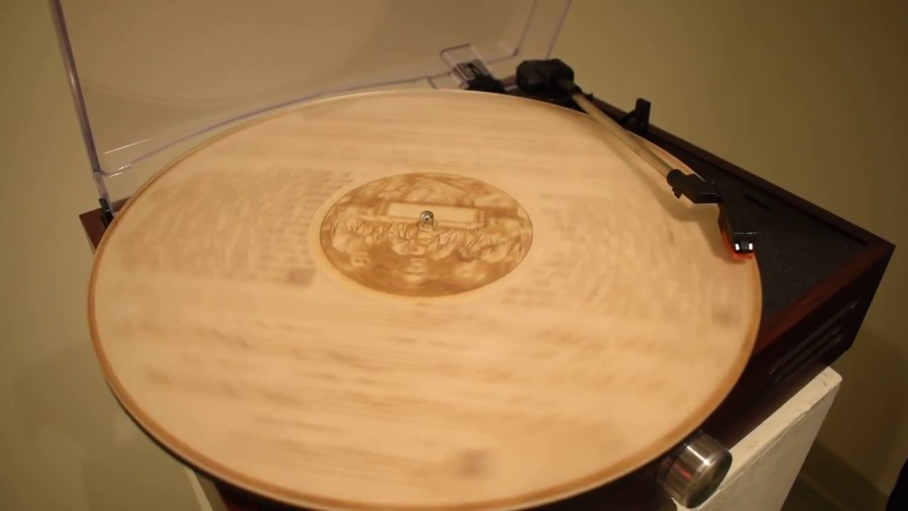 Laser Engraved Record YouTube