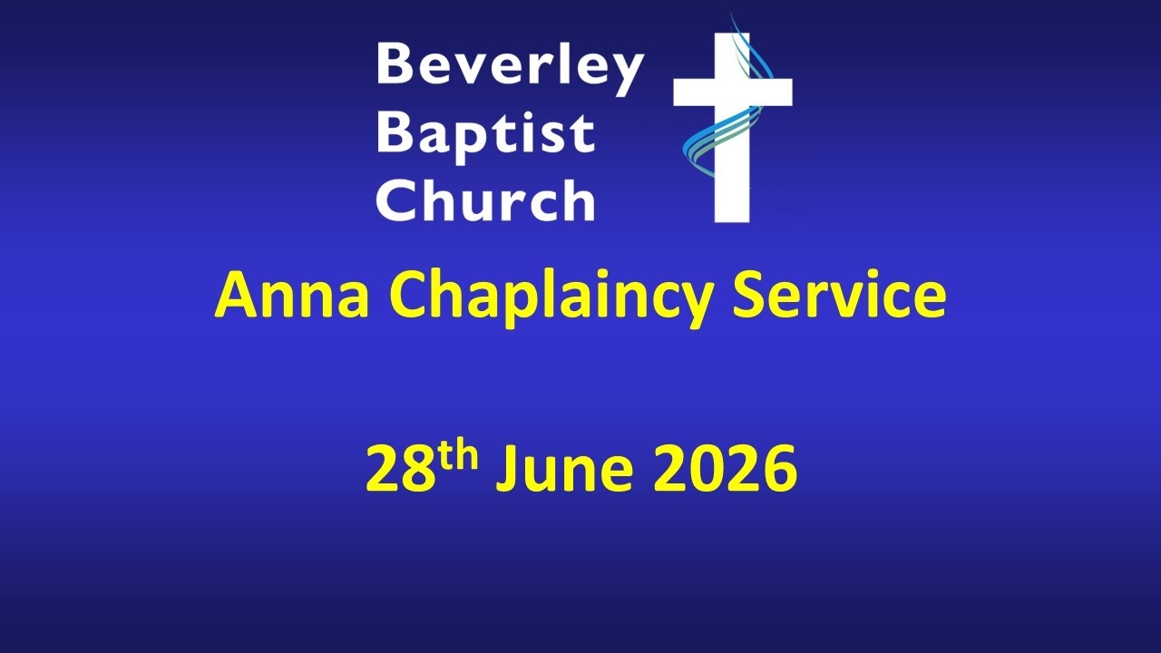 Anna Chaplaincy Service  -  28th June  2026