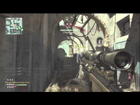 MW3 100% Accuracy MSR + Quad Feed :D