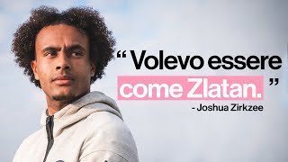 Joshua ZIRKZEE Interview | street football, Bologna and Manchester United 🌷⚽