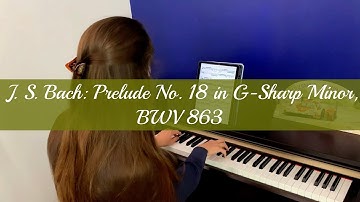 J. S. Bach: Prelude No. 18 in G-Sharp Minor, BWV 863 - Pianist in Paris