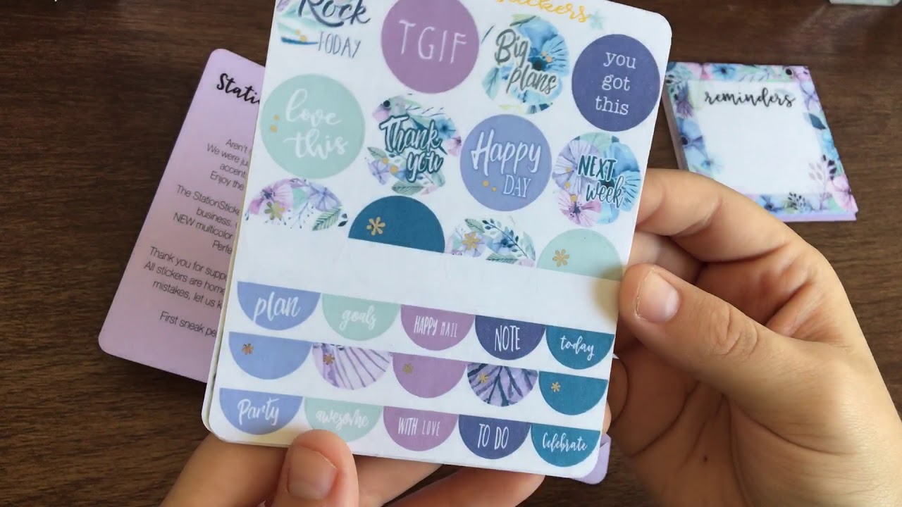 Station Sticker monthly subscription || September 2017