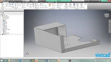 Thiết kế kim loại tấm trong Inventor Professional 2016