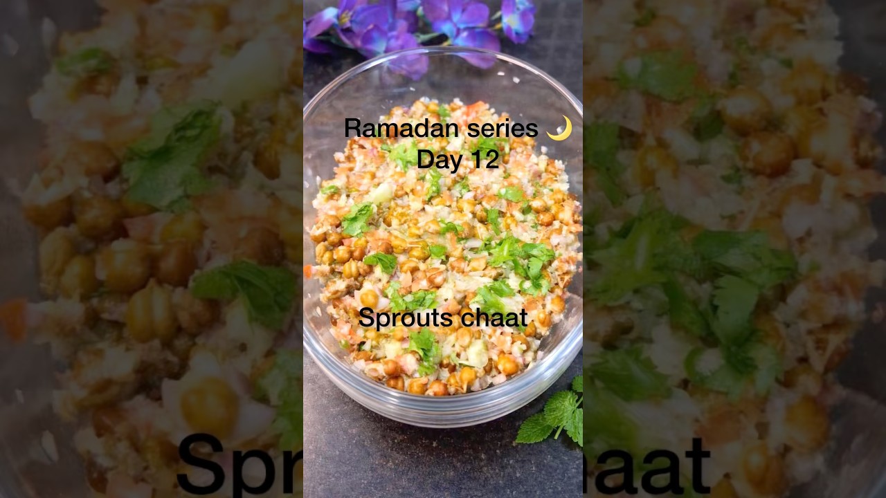 Protein-Packed Sprouts Chaat | Healthy & Tasty Street Style 😍 