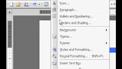 Microsoft Office Word 2003 Remove shading from text or tables