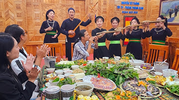 Mở Đại tiệc Già Làng Tây Nguyên tại Hạ Thành Quán món cá Bỗng vào nhà mới A Páo. Nguyễn Tất Thắng