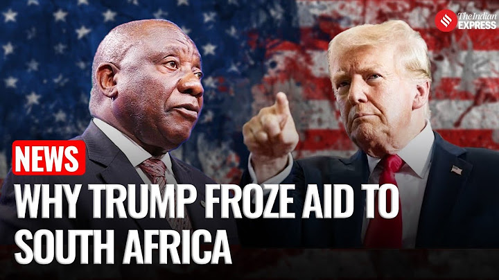 Trump Freezes US Aid to South Africa Over Land Law, Calls It ‘Shocking Disregard’ for Rights