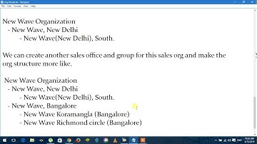Organizational Model Creation in SAP CRM - Part 2