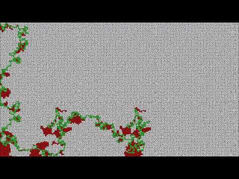 Visualization of Recursive Maze Solving Algorithm