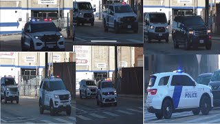 Multiple federal protective services police responding (HOMELAND SECURITY)
