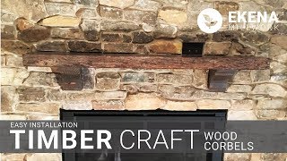 Ekena Millwork Corbels (Rustic Wood)