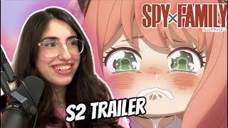 I LOVE THIS SHOW!! SPYxFAMILY SEASON 2 TRAILER REACTION