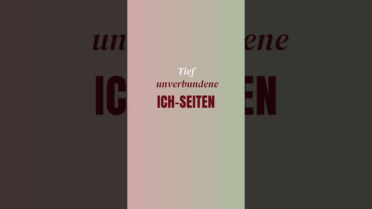 Tief unverbundene Ich-Seiten – Maria Sanchez