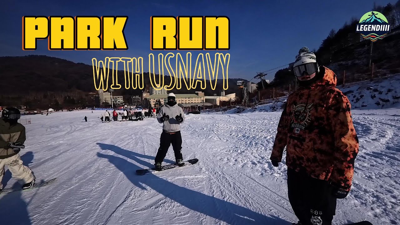 “주한미군과 휘닉스파크 파크즐기기 but 바인딩 박살..” / US Navy Riders × LEGENDIIII