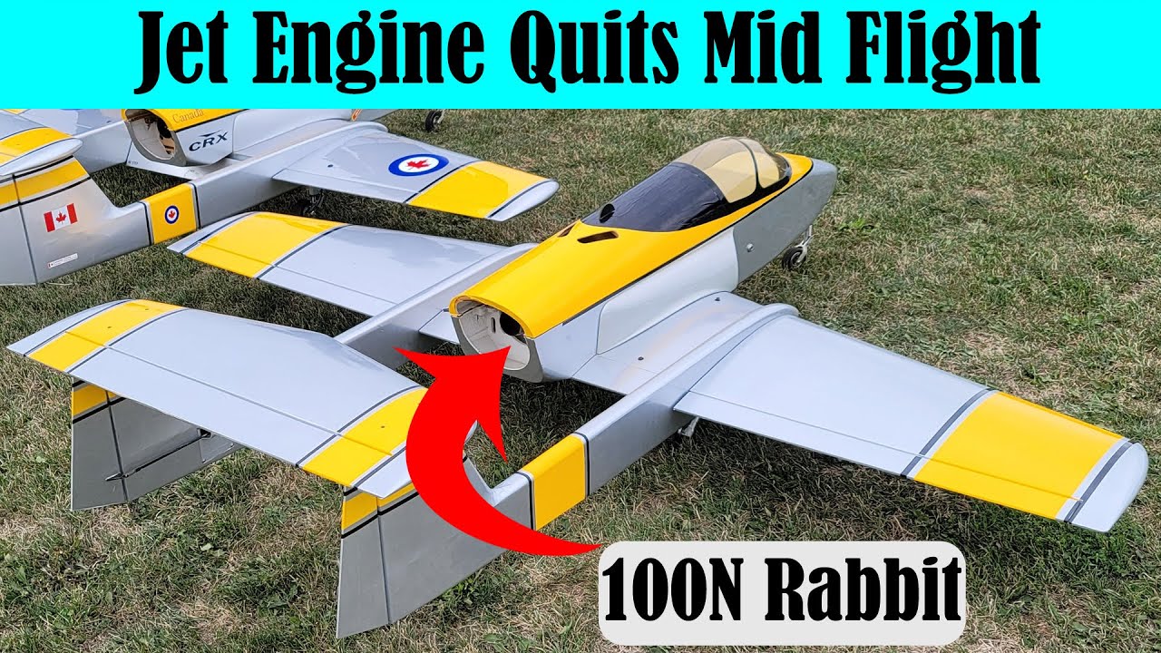What Happens when a 6500 RC Jet's Turbine Engine Quits Mid Flight