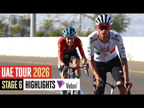 Ferocious Mountain Attacks 💥 | Uae Tour 2026 Stage 6 Highlights | Jebel Hafeet