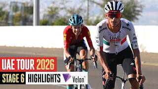 Download Lagu Ferocious mountain attacks 💥 | UAE Tour 2026 Stage 6 Highlights | Jebel Hafeet MP3