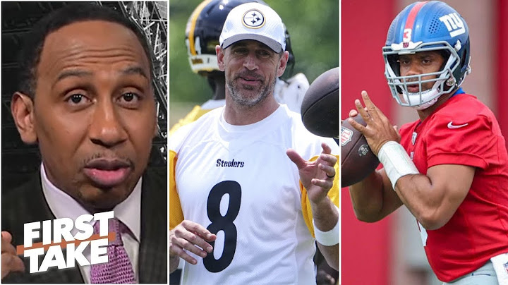 FIRST TAKE | Steelers' Aaron Rodgers and Giants' Russell Wilson - Boom or Bust? - Stephen A. Smith
