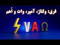 تفاوت ولتاژ جریان وات و اهم چیه به زبان ساده و با انیمیشن