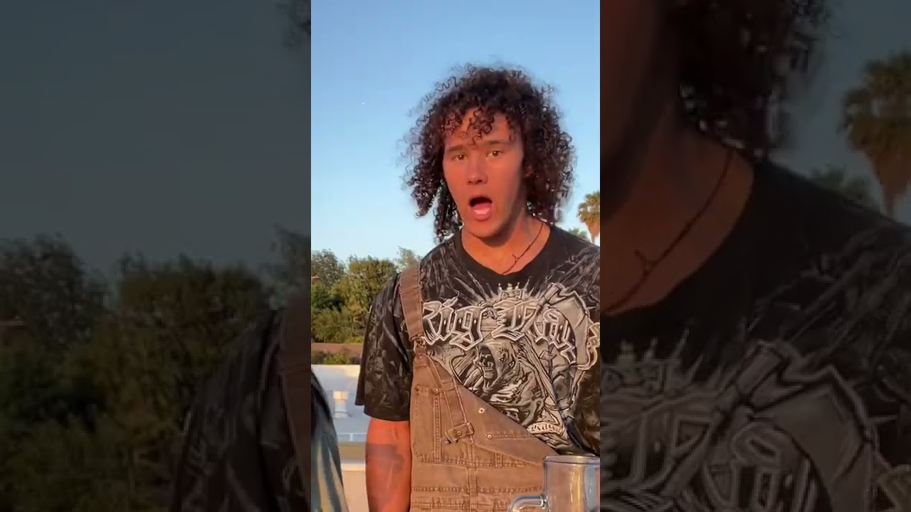 Jacob from tiktok teaches me how to Chug 