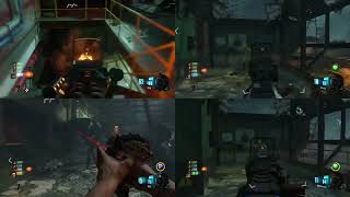 4 Player Splitscreen COD BO3 zombie | PS4 PRO LIVE!