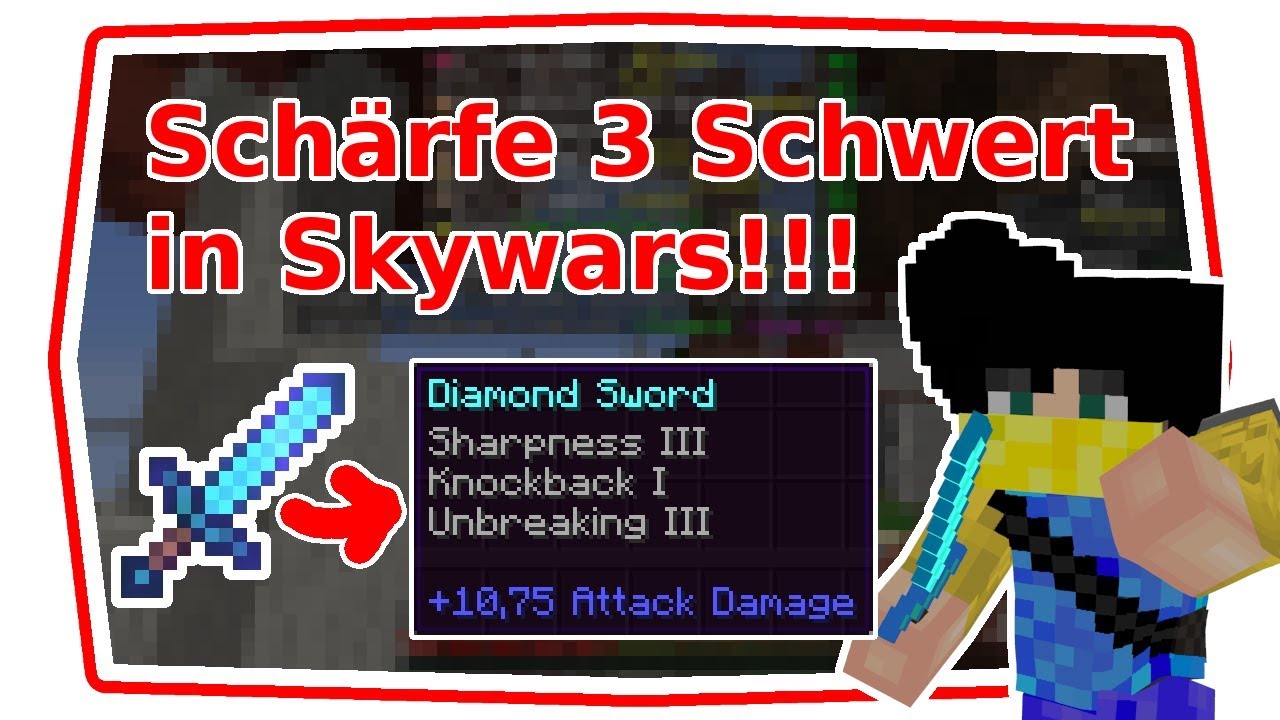SCHÄRFE 3 SCHWERT in SKYWARS!! - das Verzauberer Kit  I  Minecraft Kitvorstellung