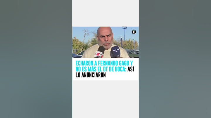 Echaron a Fernando Gago y no es más el DT de Boca: así lo anunciaron