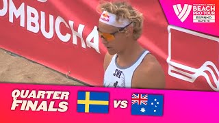 Åhman/Hellvig vs. Hodges/Schubert - Quarter Finals Highlights | Espinho 2024 #BeachProTour