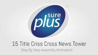Sureplus 15 Title Criss Cross News Tower - Installing Into Your Store