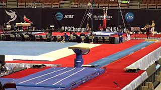 Evan Davis - Vault - 2017 P&G Championships Junior Men Day 1