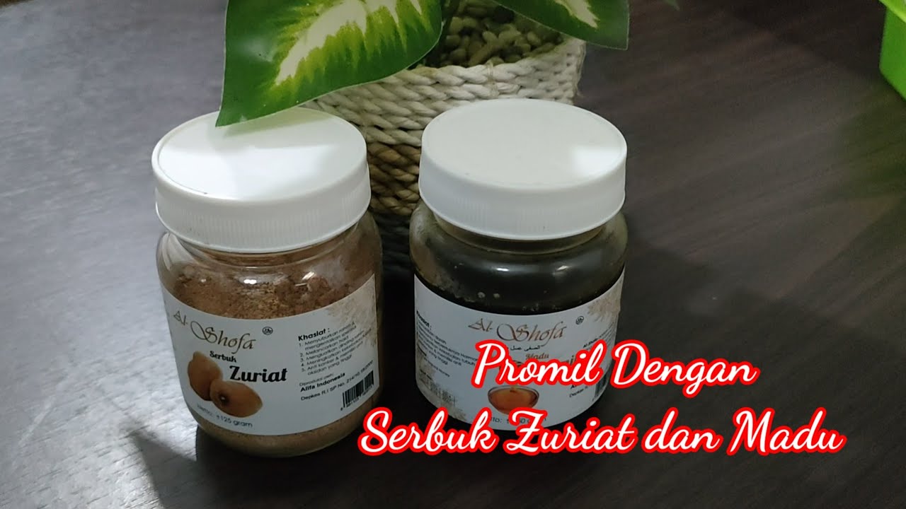 Promil pribadi dengan serbuk zuriat dan madu‼️