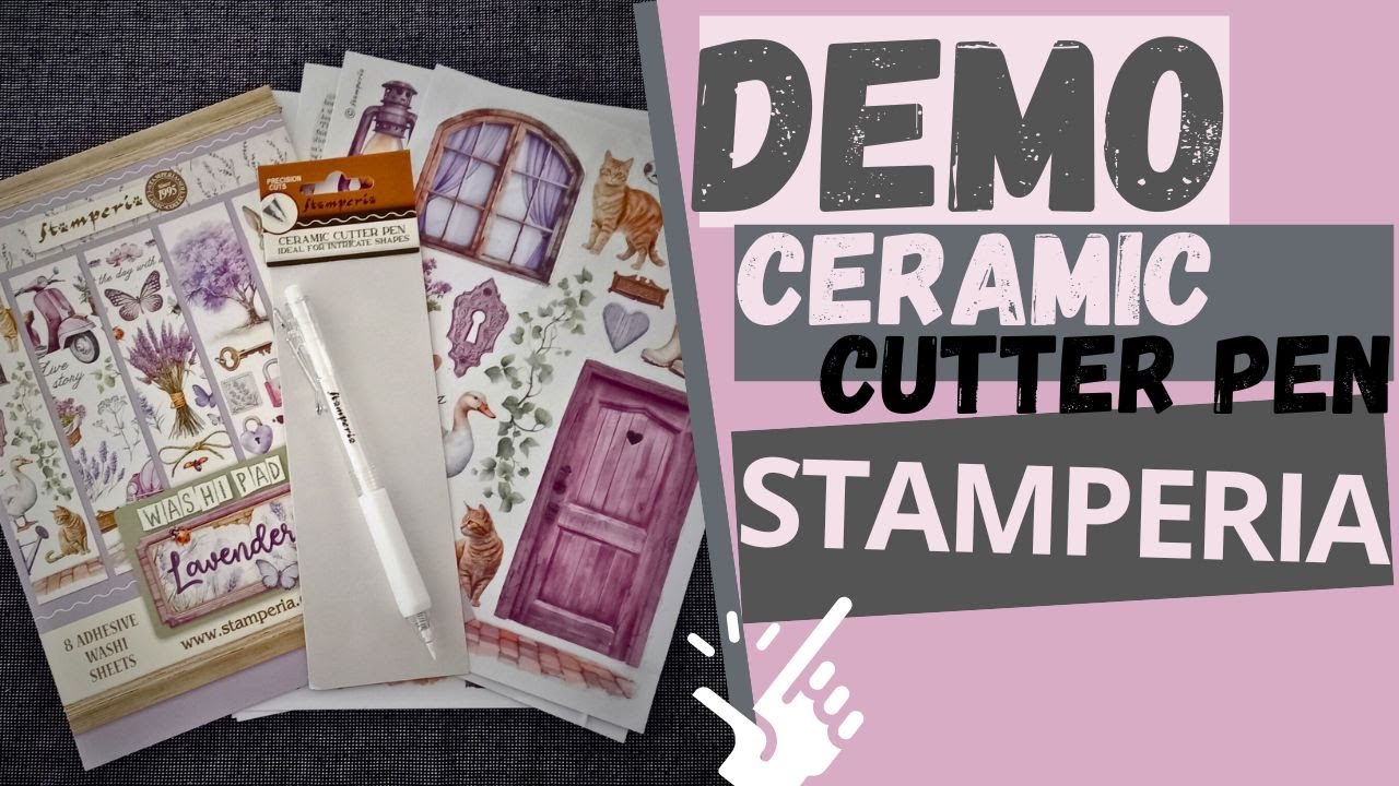 Comment utilise-t-on le Ceramic Cutter Pen de Stamperia 