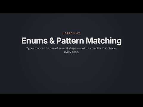 Learn Rust Easily #7 - Enums & Pattern Matching