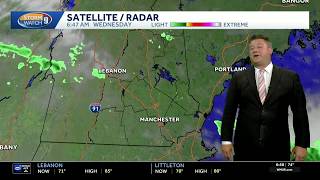 Video: Morning storms passing through; hazy sunshine continues today
