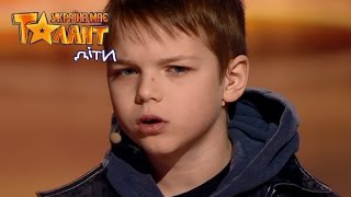 Great! Boy speaks in a conversational genre - Got Talent 2017