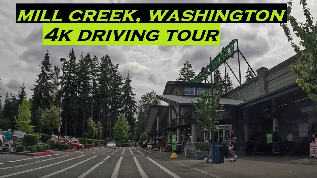 Mill Creek, Washington | 4k Driving Tour | Dashcam