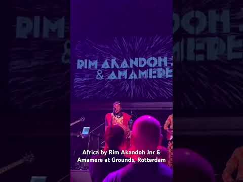 Rim Akandoh Jnr & Amamere at Grounds, Rotterdam, 1 May 2026. #livemusic #highlife