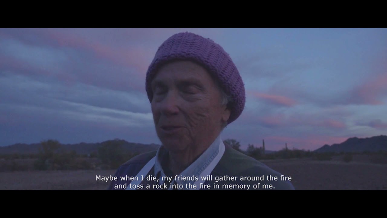 Nomadland - When I die, my friends will gather around and toss a rock into the fire in memory of me