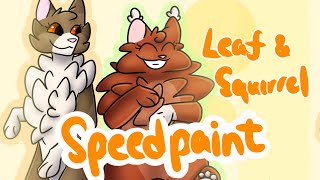 Leafpool and Squirrelflight - Warrior Cats Speedpaint