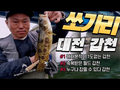 [워러]의 루어낚시 - 경남산청,대전갑천 쏘가리 낚시!