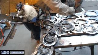 PMFG Project #25 Large cross 250 horseshoe nails