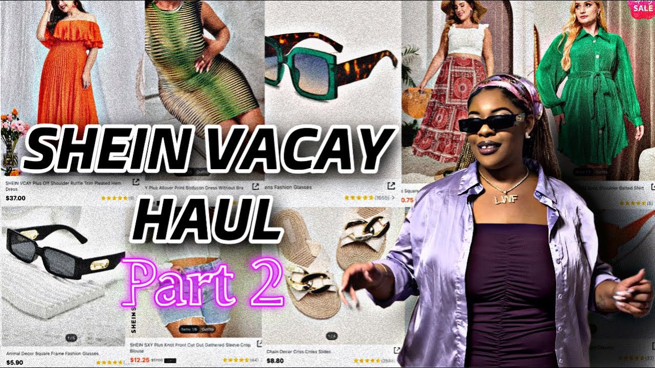 HUGE SHEIN VACATION TRY ON HAUL | SHEIN CURVE | PART 2 - YouTube