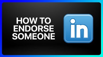 How To Endorse Someone On LinkedIn Tutorial
