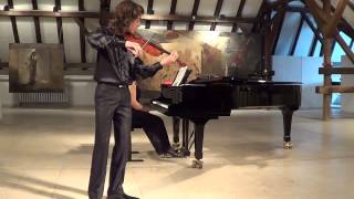 Martin Zayranov 16 Years Old Plays P. Hristoskov Rapsody For Solo Violin