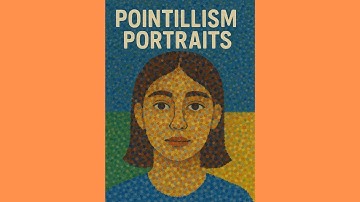 Pointillism Portrait Gallery – Fisherville 3rd Floor Display